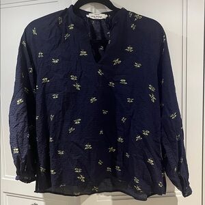 Nice Things Paloma Navy Blouse - EU size 36